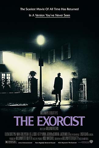 Cartel de "El exorcista", una película de terror en la que no hay que morir en el intento